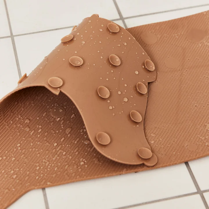 OYOY - Antirutsch Badematte, Hunsi Hund, camel