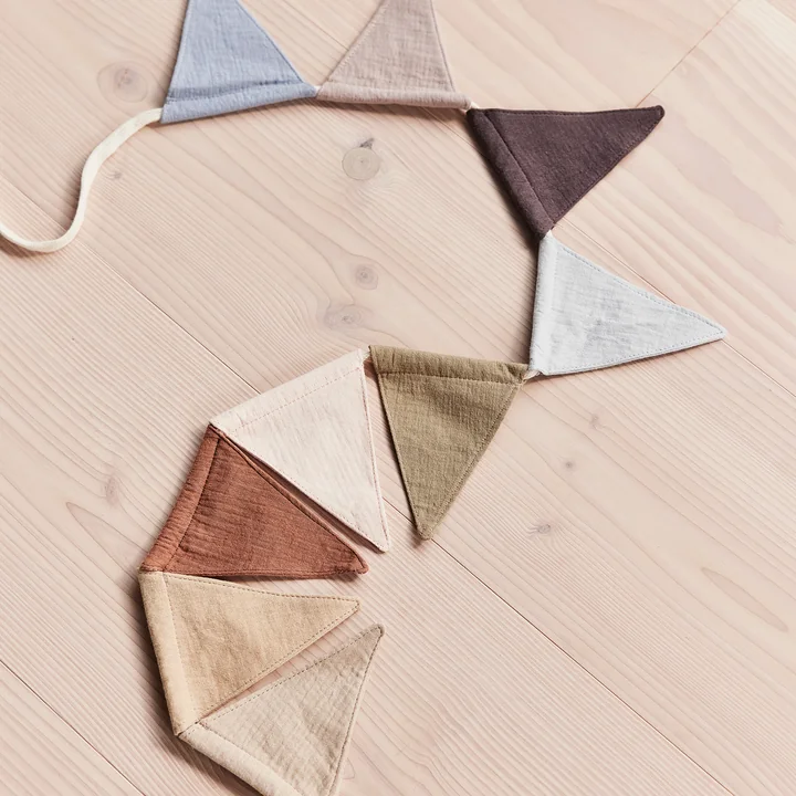 OYOY - Moni Musselin Girlande, 240cm, multi