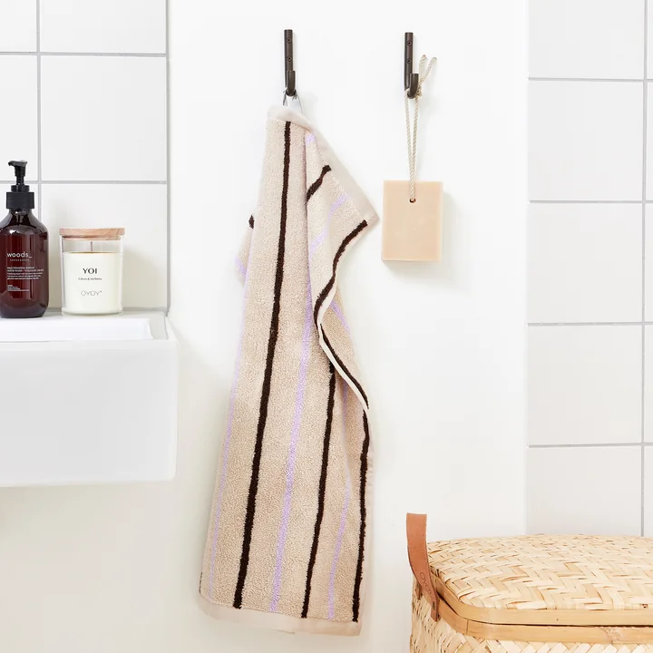 OYOY - Pieni Haken, brown brass (2er-Set)