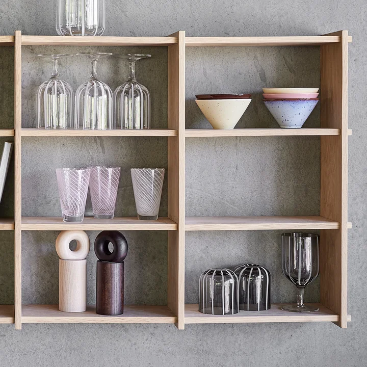 OYOY - Yuka Swirl Trinkglas, rose