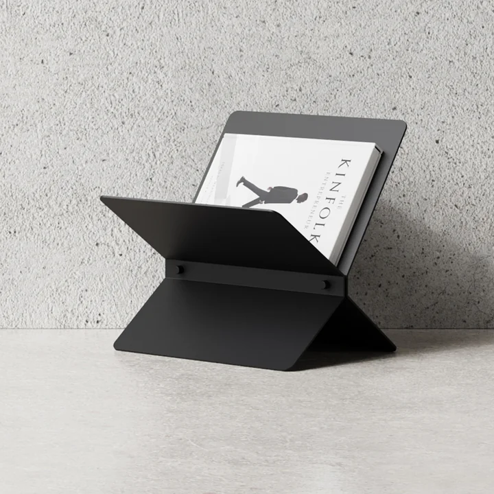 Magazinständer, schwarz von Nichba Design