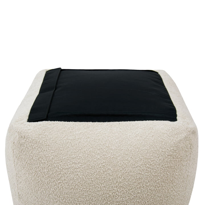 Sitzfeldt - Jolly Pouf L, cream