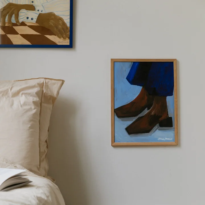 Boots and Blues von Hanna Peterson für The Poster Club 