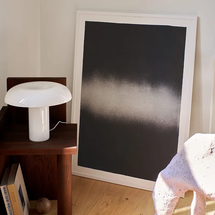 Bilderrahmen Eiche weiß für The Poster Club