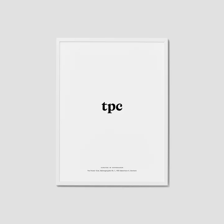 Bilderrahmen Eiche weiß für The Poster Club