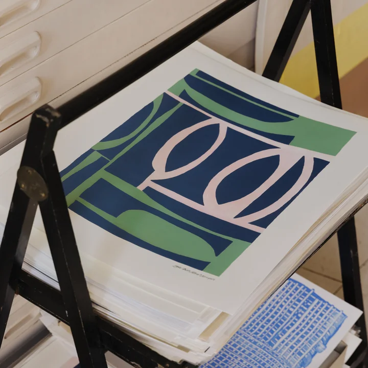 The Poster Club - Green House von Leise Dich Abrahamsen
