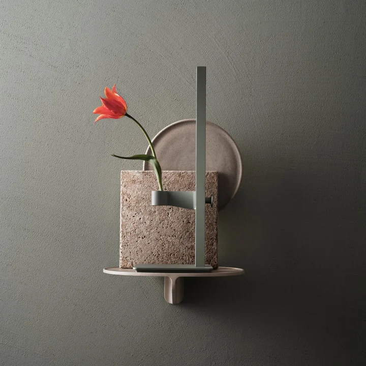 String - Museum Kerzenhalter Wandablage