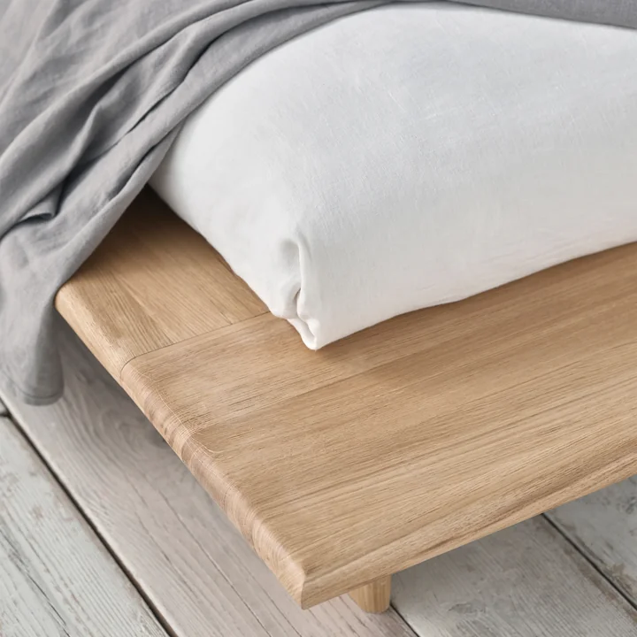 Haven Bettgestell, Eiche geölt von Bolia