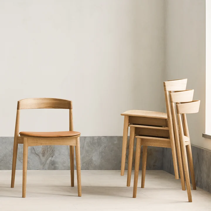 Kite Stuhl, Eiche geölt von Bolia