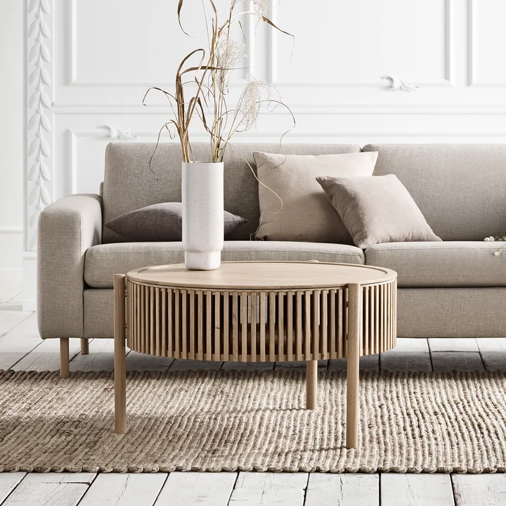 Bolia - Story Couchtisch Ø 83 cm, Eiche geölt