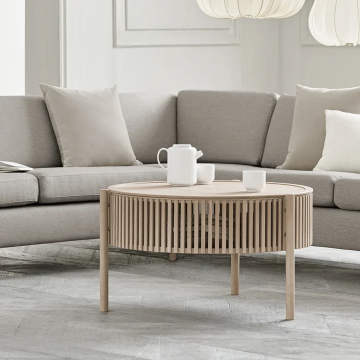 Bolia - Story Couchtisch Ø 83 cm, Eiche geölt