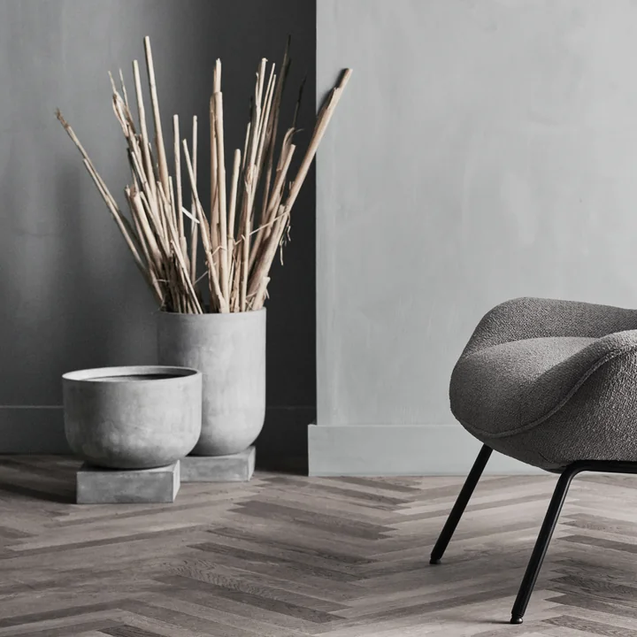 Bolia - Podium Blumentopf, grau