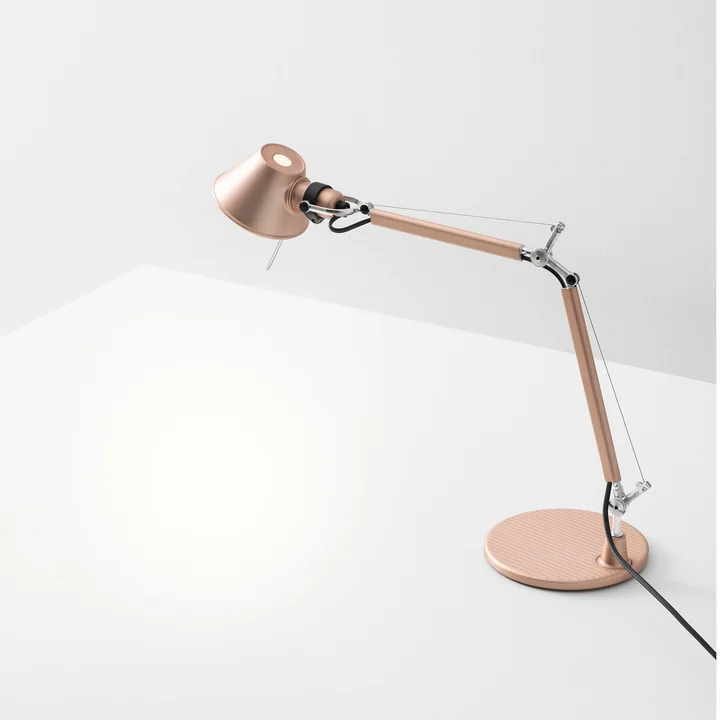  Artemide - Tolomeo Micro Tischleuchte, kupferoptik (Weihnachtsedition 2023)