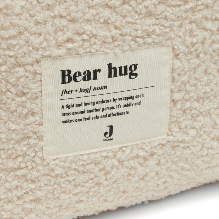 Bettaufbewahrungstasche, Bouclé, naturel von Jollein