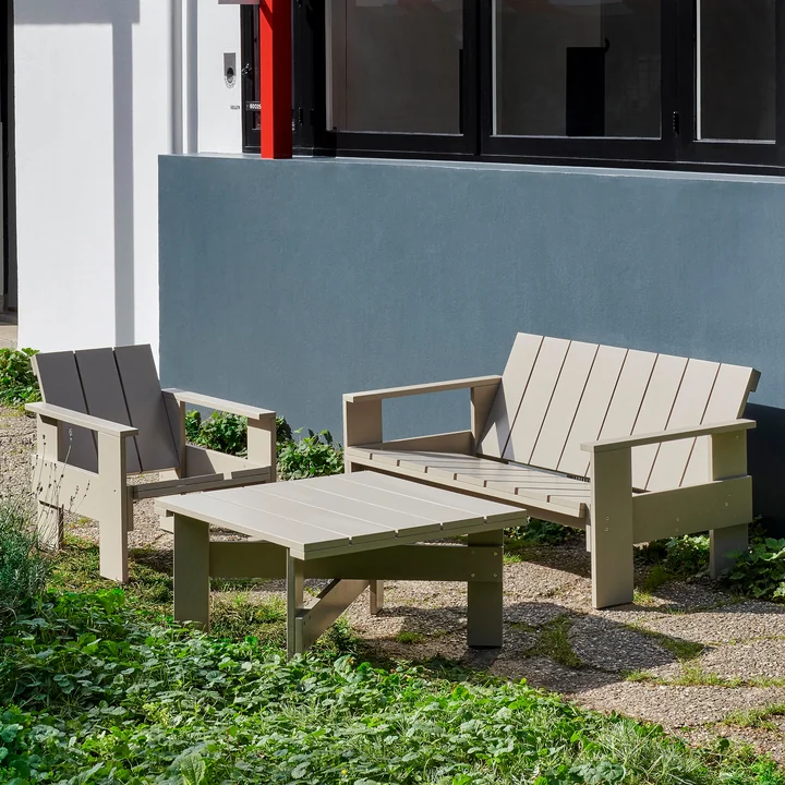  Crate Lounge Sofa und Beistelltisch von HAY