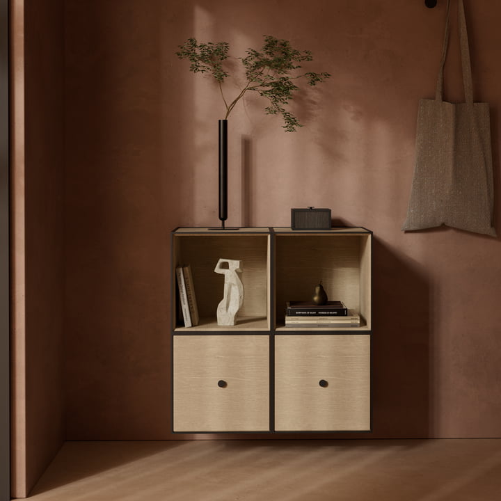 Frame Wandschrank 35 (inkl. 2 Türen), Eiche von Audo Copenhagen