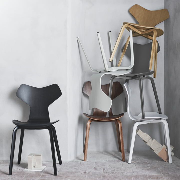 Fritz Hansen - Grand Prix Stuhl Holz