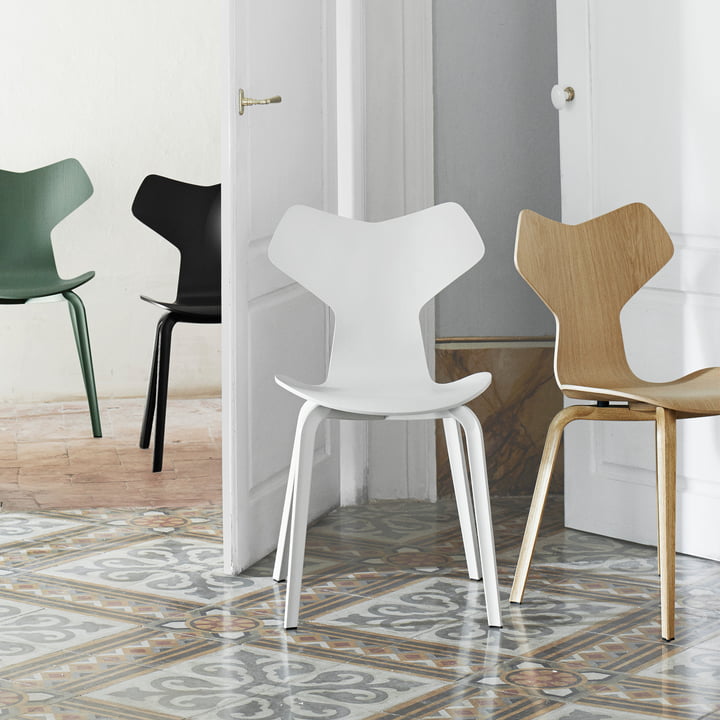 Fritz Hansen - Grand Prix Stuhl Holz