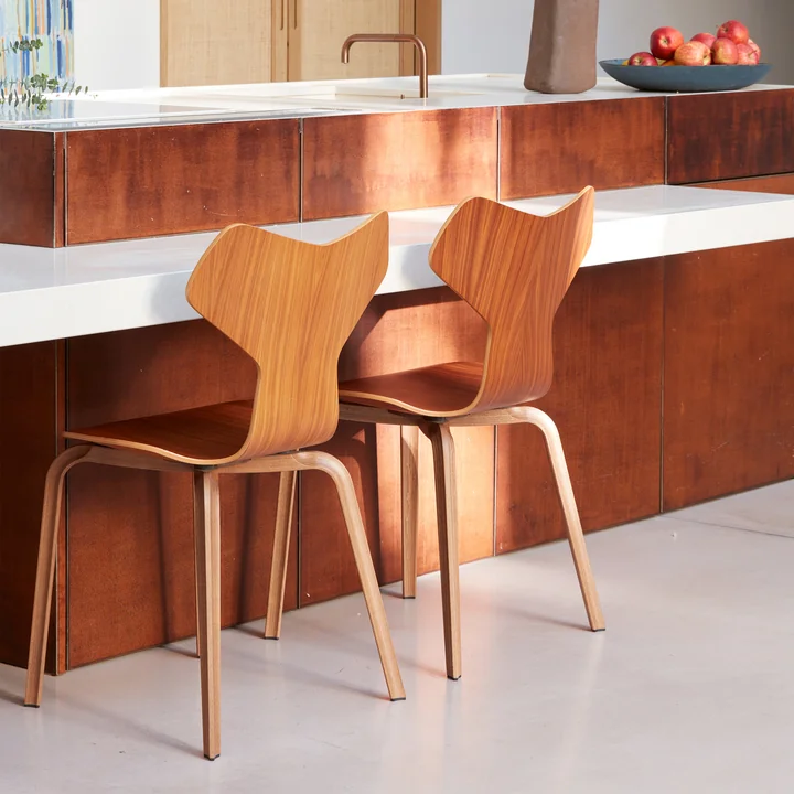 Fritz Hansen - Grand Prix Stuhl Holz