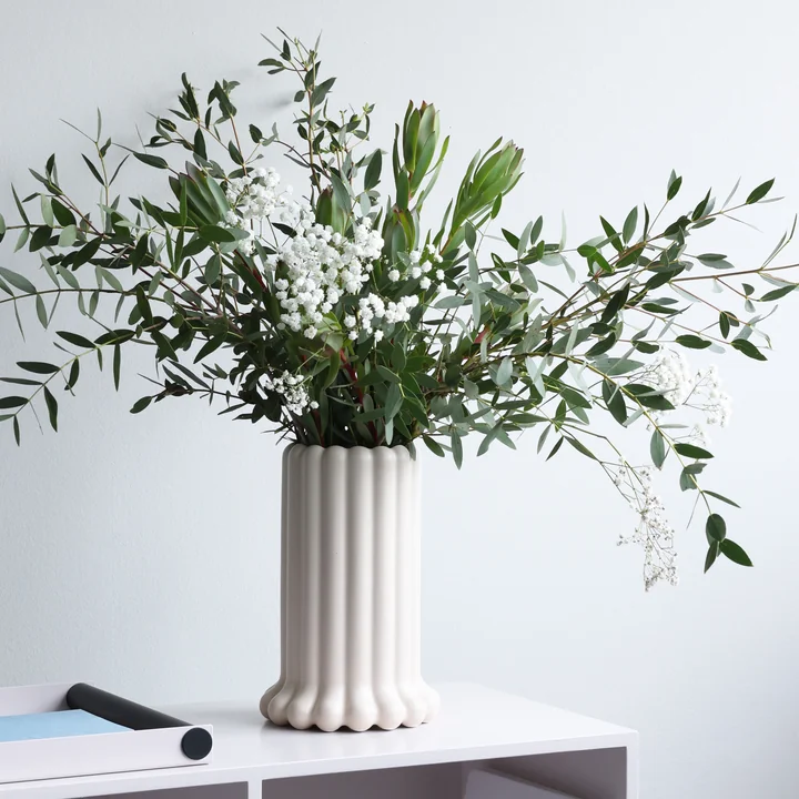 Tubular Vase, H 24 cm, solitary star von Design Letters