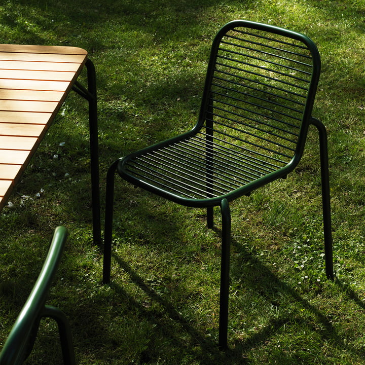 Vig Stuhl, dunkelgrün von Normann Copenhagen