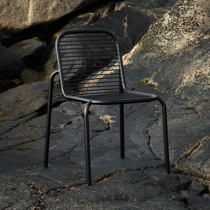 Vig Stuhl, schwarz von Normann Copenhagen