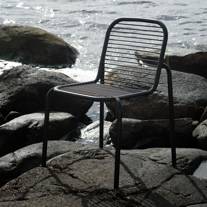 Vig Stuhl, schwarz von Normann Copenhagen