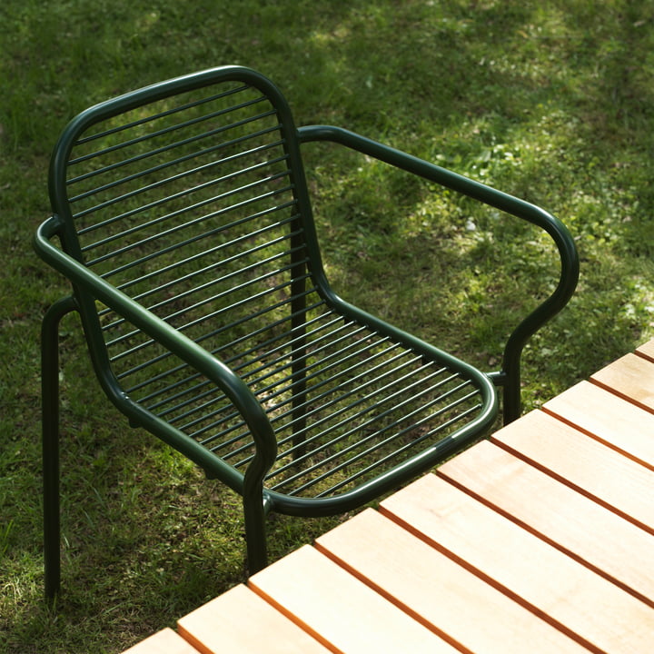 Vig Armlehnstuhl, dunkelgrün von Normann Copenhagen