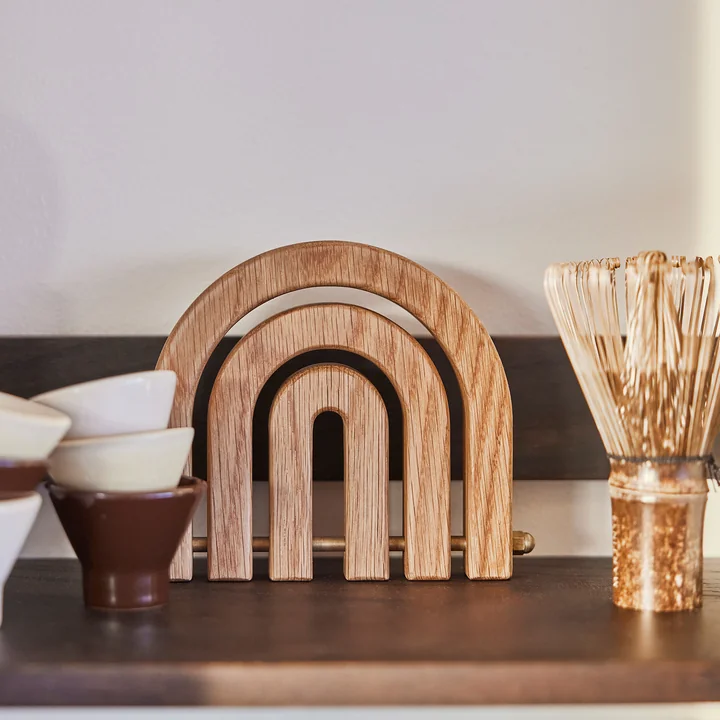 Rainbow Holzuntersetzer von OYOY