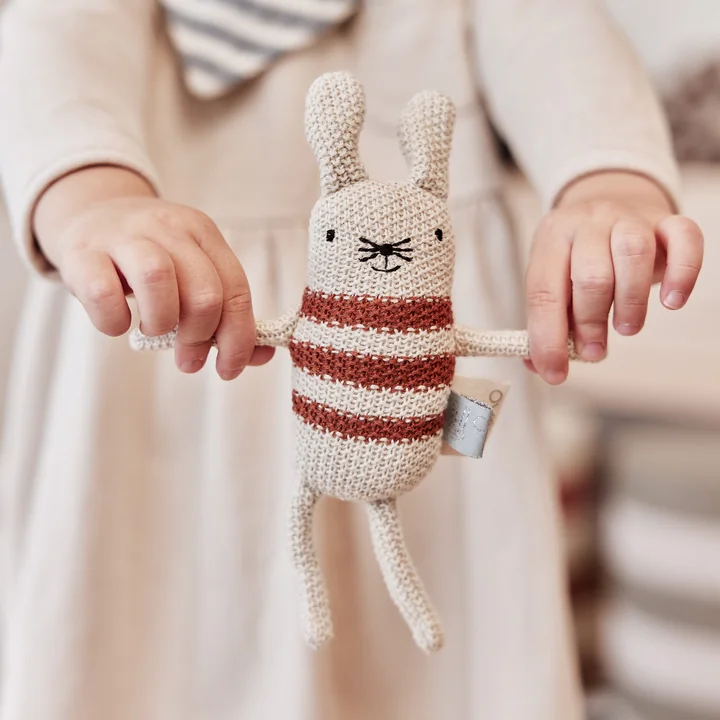 Musetti Mouse Rassel, off-white / melange von OYOY Mini