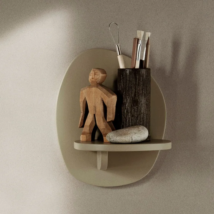 Pilu Wandablage, H25, cashmere von Ferm Living