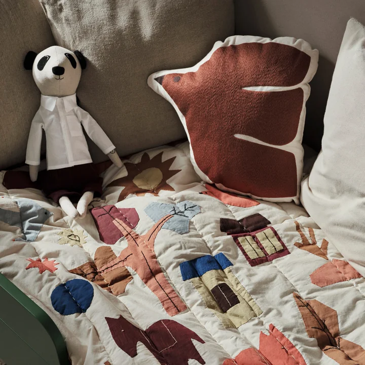 Swif Bird Kissen, baked clay von Ferm Living