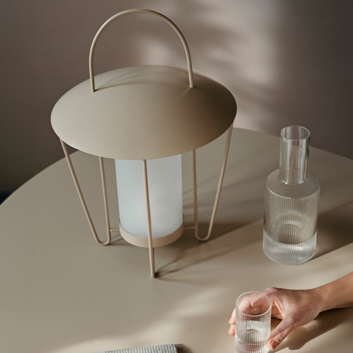 Ferm Living - Abri Laterne, cashmere