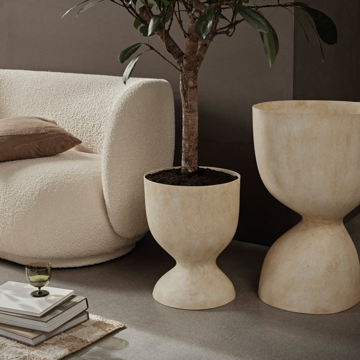Ferm Living - Evoke Blumentöpfe, warm sand