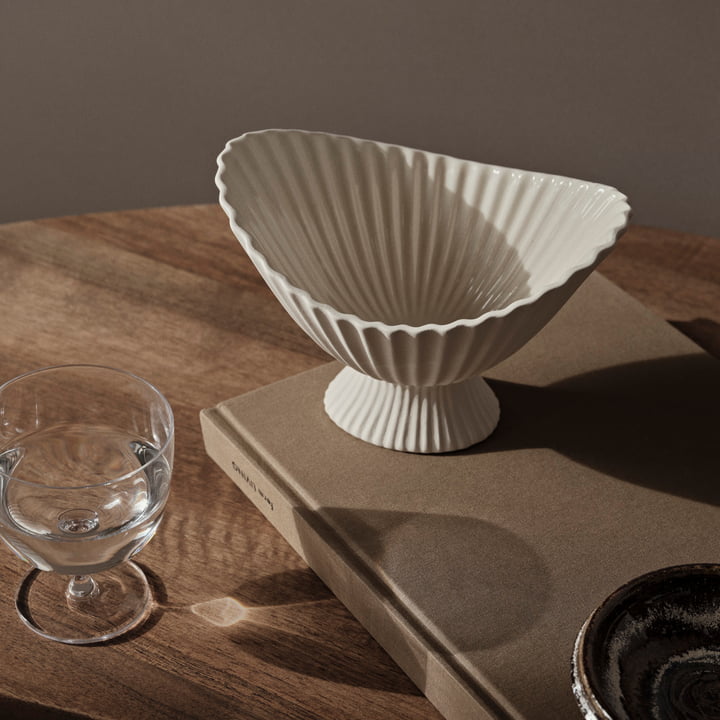Fountain Dekoschale, small, off-white von ferm Living