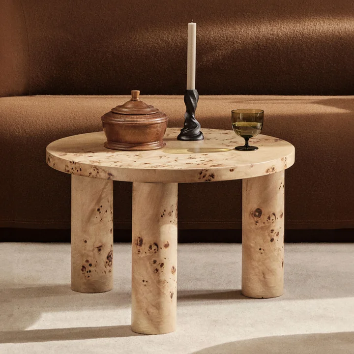 Post Couchtisch Ø 65 x H 41 cm, Natur von Ferm Living
