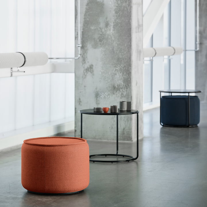 Softline - Tom Pouf und Beistelltisch