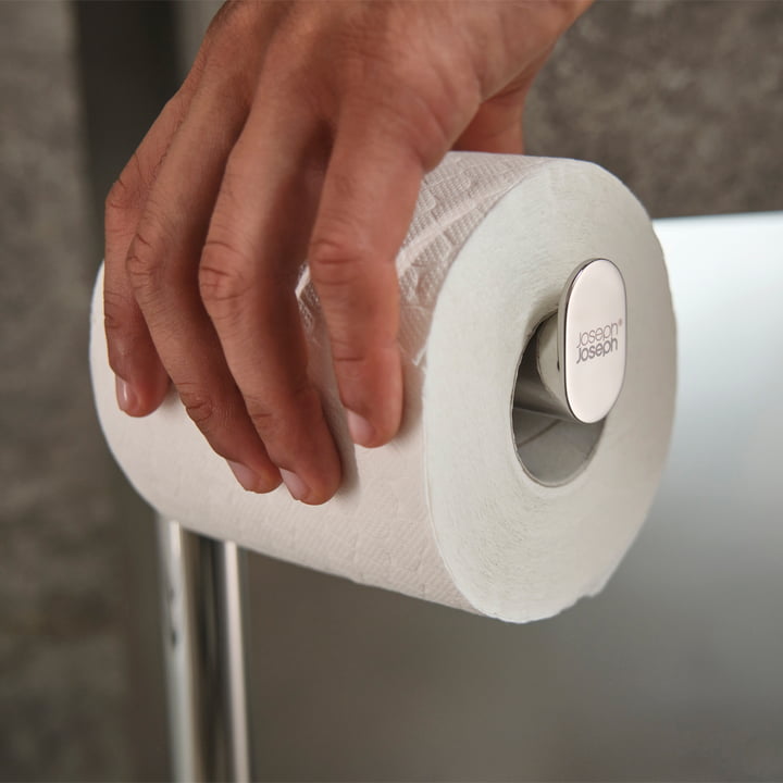 EasyStore Luxe 2-in-1-Toilettenpapierhalter von Joseph Joseph 
