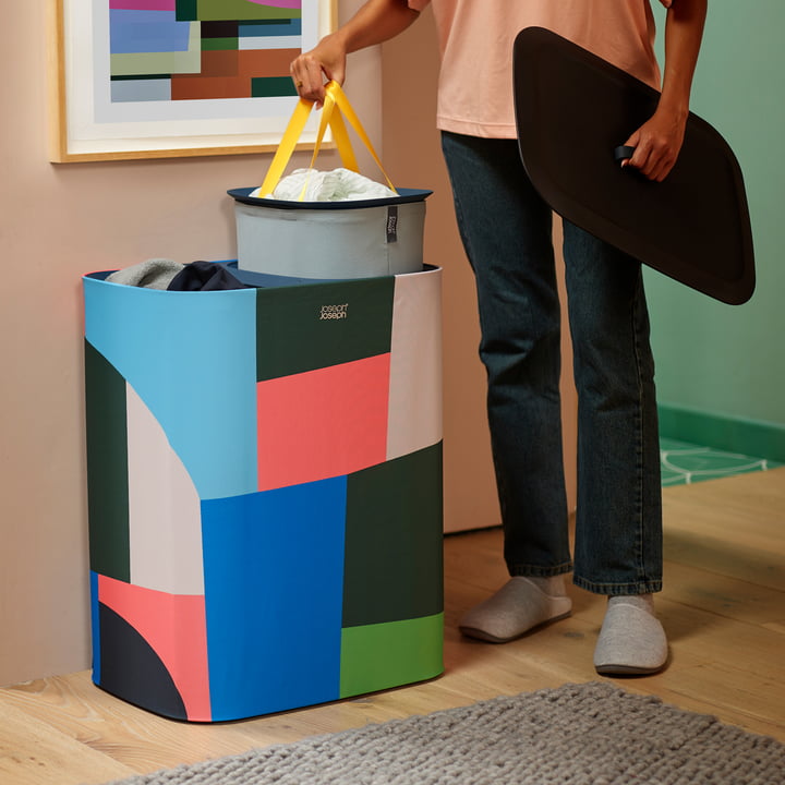 Joseph Joseph - Tota Wäschekorb 60 l, Designerkollektion Jonathan Lawes