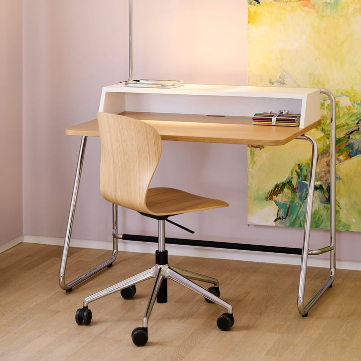 Thonet - S 220 DRW Drehstuhl mit Rollen