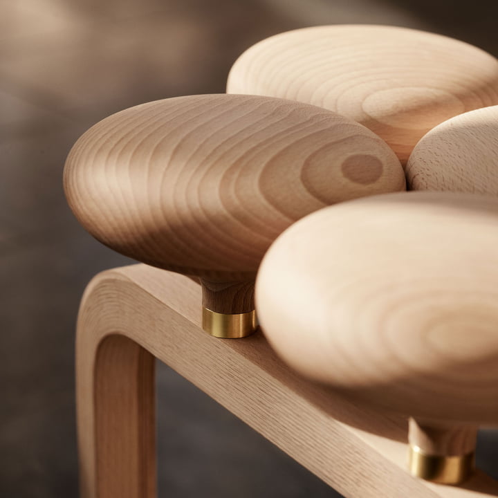 Utzon Hocker von Fritz Hansen