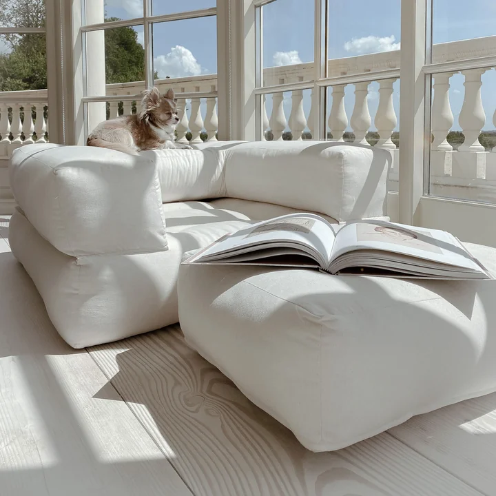 Cube Schlafsessel, 90 x 190 cm, linen von Karup Design