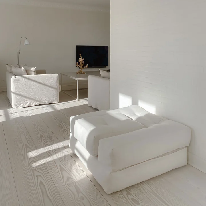 Cube Schlafsessel, 90 x 190 cm, linen von Karup Design