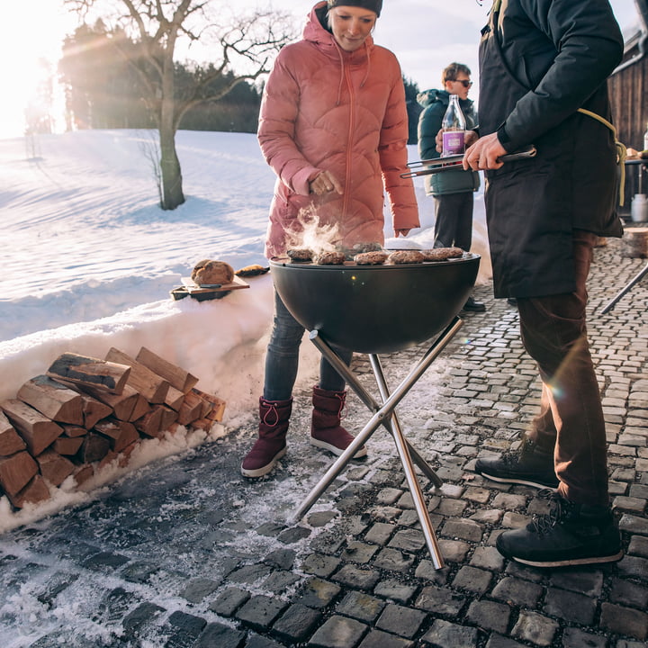 Bowl 57 Plancha-Grillset von höfats in der Ausführung Dreibein, hoch