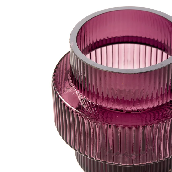 Pols Potten - Steps Kerzenhalter, Ø 12 cm, dunkles lila