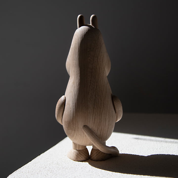 Moomintroll Holzfigur, Eiche natur von boyhood