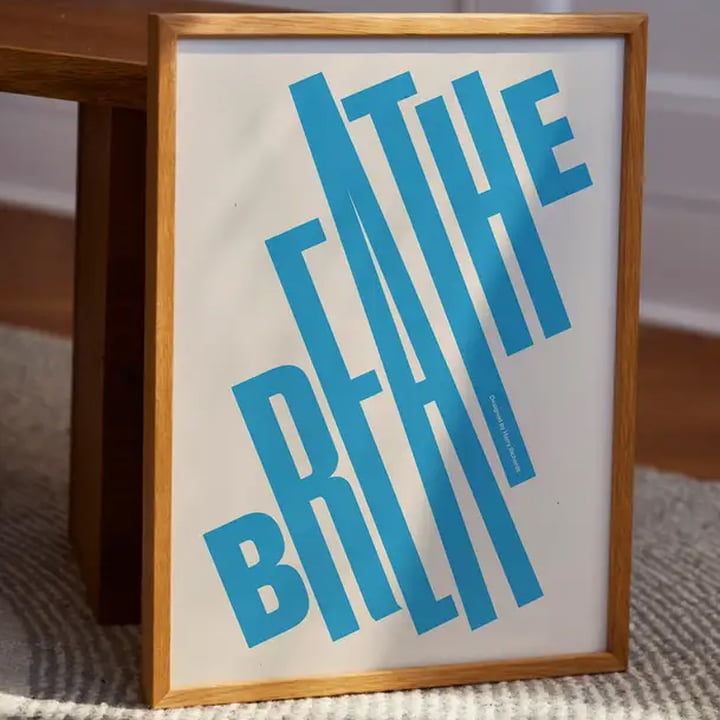 Breathe Poster von Paper Collective