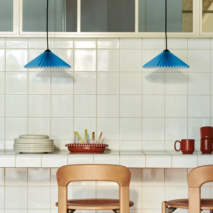 Matin Pendelleuchte, placid blue von HAY