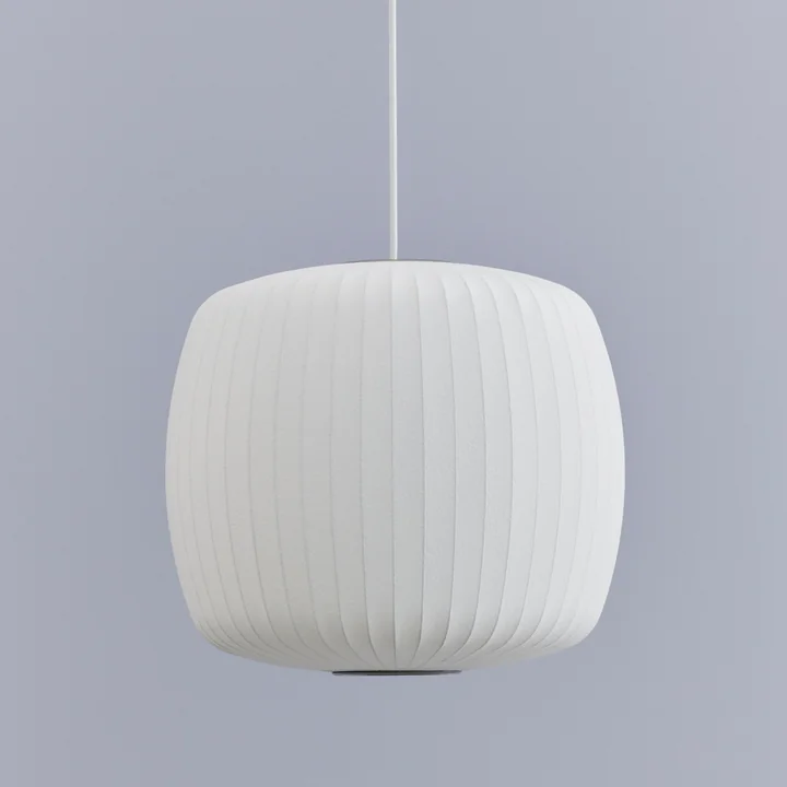 Nelson Roll Bubble Pendelleuchte M, off-white von HAY