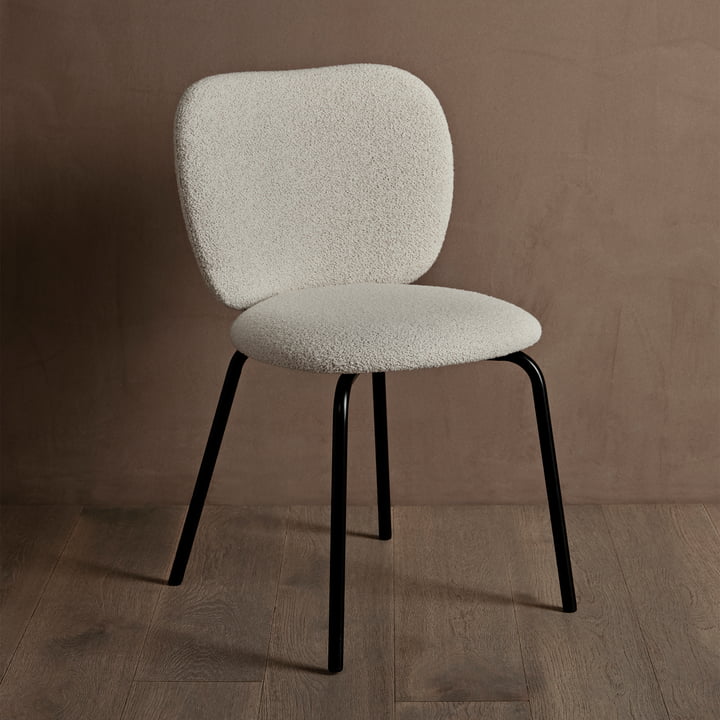 ferm Living - Rico Chair, off-white melange (Soft Bouclé)